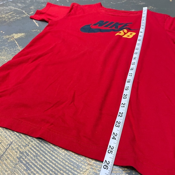 Nike SB 6.0 Skateboard Shirt Red Navy Small Nyjah - Picture 6 of 8